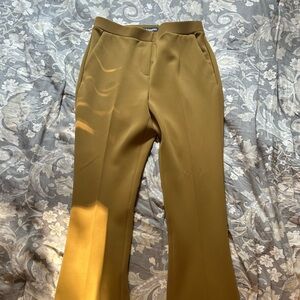 Express mustard pants stretch material